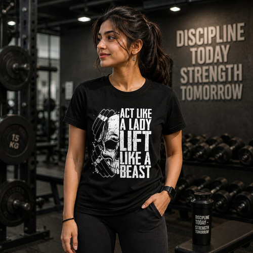 August Girl Personality Depends On Me My Attitude Depends On You Graphic Tee