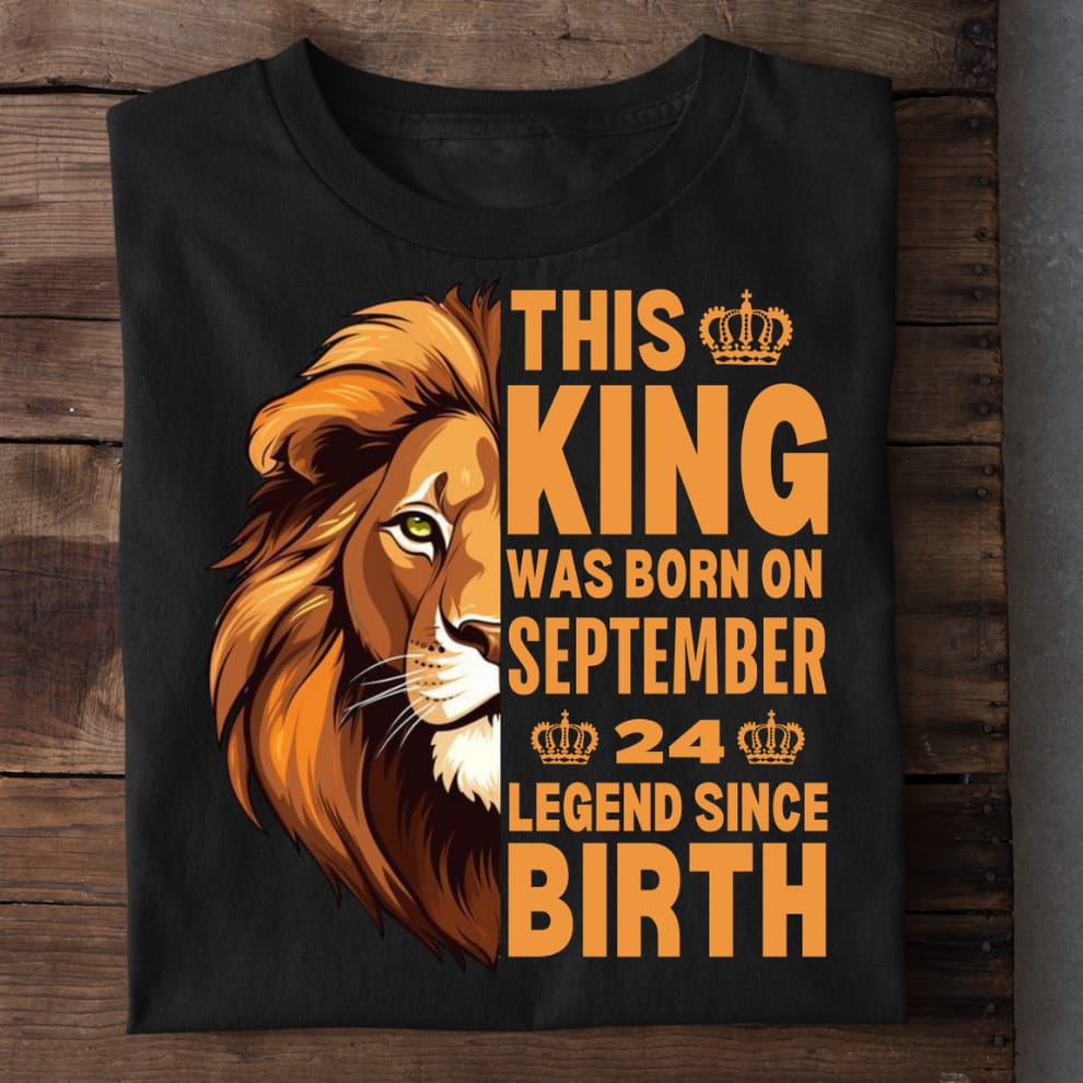 This King Was Born – Legend Since Birth Graphic Tee