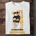 Made In 1984 – 40 Years of Being Awesome Graphic Tee in White