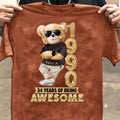 Made In 1980 – 45 Years of Being Awesome Graphic Tee in Orange